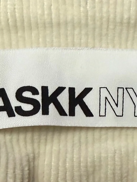 ASKK NY High-Rise Wide Leg Jeans in Cream - Picture 7 of 10